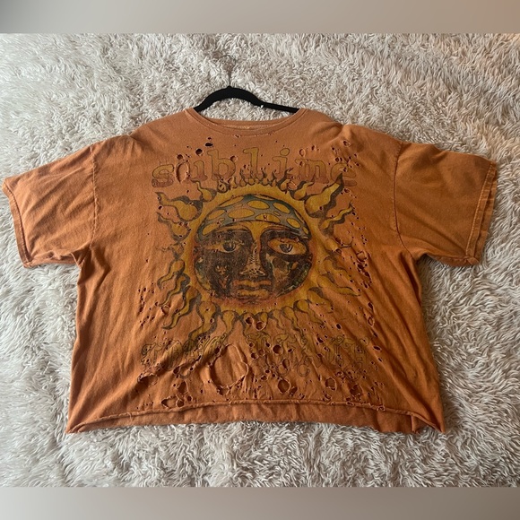 Urban Outfitters Tops - Urban Outfitters Distressed Sublime Oversized Shirt